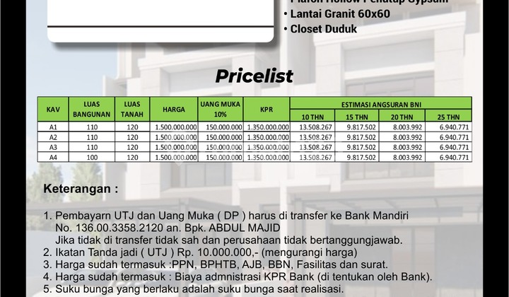 Rumah Mewah 2 Lantai Siap Huni Murah di Mangunharjo Tembalang 2
