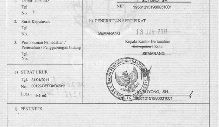 Tanah Murah COcok Untuk Investasi di Mundingan Cepoko Gunungpati 1