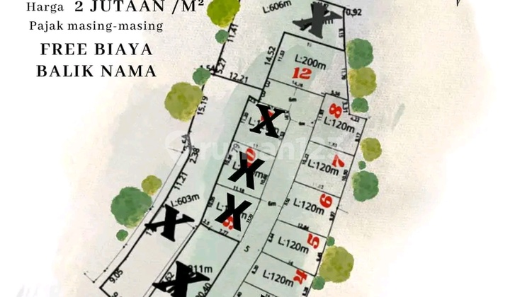 Kavling Termurah Nempel Jalan Siap Bangun di Jedung Gunungpati 1