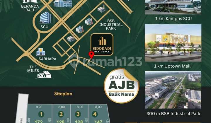 Kavling Murah Siap Bangun Deket Bsb di Mijen 2