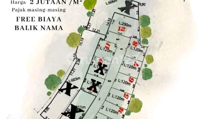 Kavling Termurah Siap Bangun Nempel Jalan di Jedung Gunungpati 1