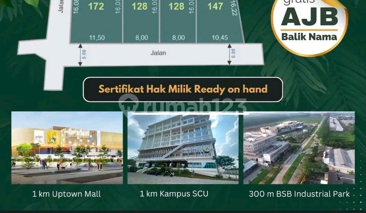 Tanah Kavling Murah SHM Ready Deket Sabhara di Mijen 1