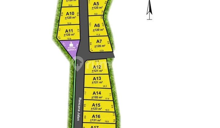Tanah Kavling Murah Belakang Terminal SHM di Gunungpati 1