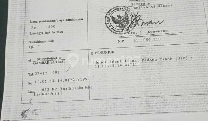 Cheap Land Suitable for Investment in Kandri Gunungpati 2