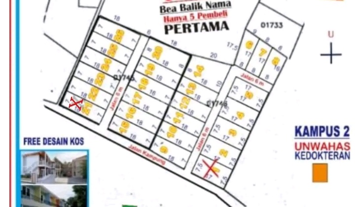 Affordable Land Plots Available for Installment in Kandri, Gunungpati 1