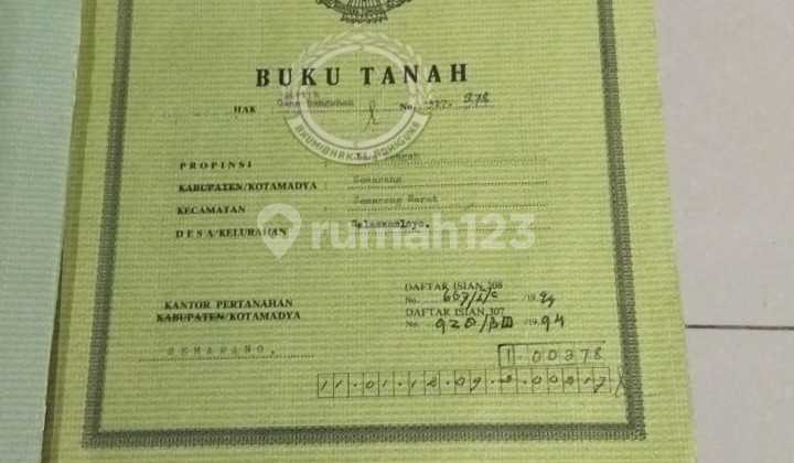Tanah Murah Cocok untuk Investasi di Pamularsih 2