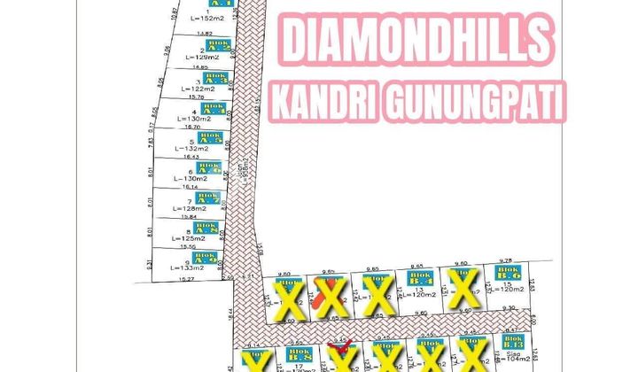 Cheap Ready-to-Build Land Plots Available for Installments in Kandri Gunungpati 1