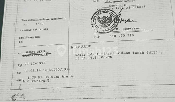 Tanah Murah Cocok untuk Investasi di Kandri Gunungpati