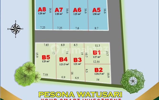 Kavling Murah Siap Bangun bisa Dicicil di Watusari Pakintelan 2