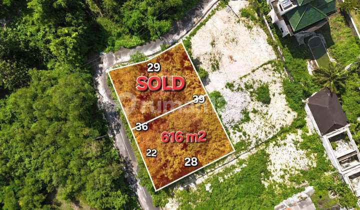 Lahan 616 M² di Uluwatu Ungasan