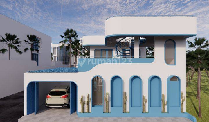 Villa Modern Santorini Inspired di Ungasan 1