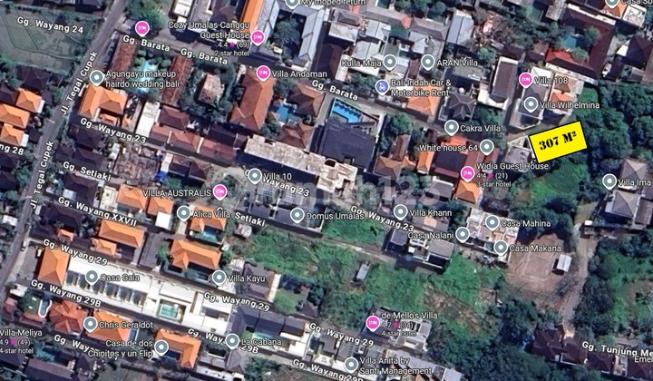 3 Are Land in Tegal Cupek Kerobokan