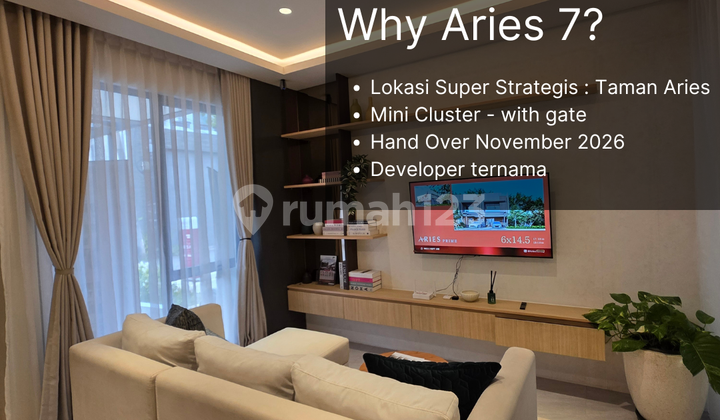 House, 2 Floors, SHM, Aries 7, Taman Aries, Brand New, in Meruya 2