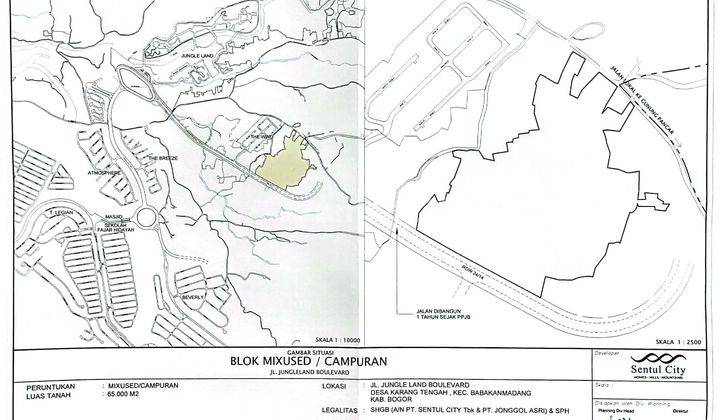 Tanah Kavling Sentul City Dekat Jungle Land  2
