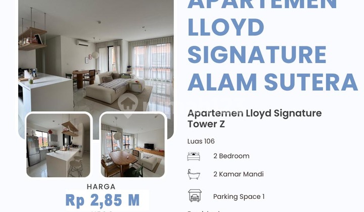 Dijual Apartemen Lloyd Signature Tower Z