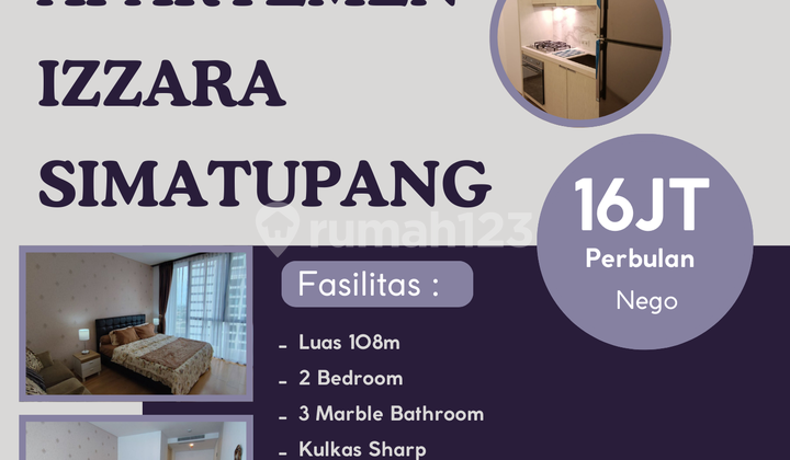 For Rent Izzara Simatupang Apartment South Jakarta 1