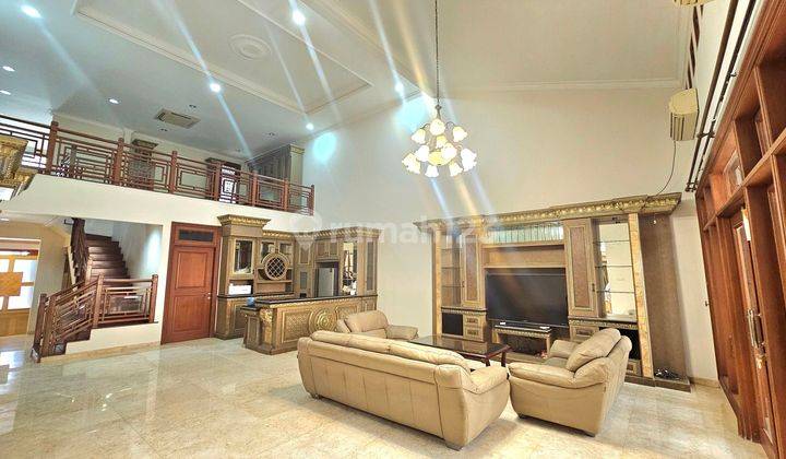 Rumah Mewah Pondok Indah  Siap Huni Furnish Da Vinci , Langka, Sudah Renovasi , Lantai Marmer Dengan Master Bedroom Di Lantai Dasar 1