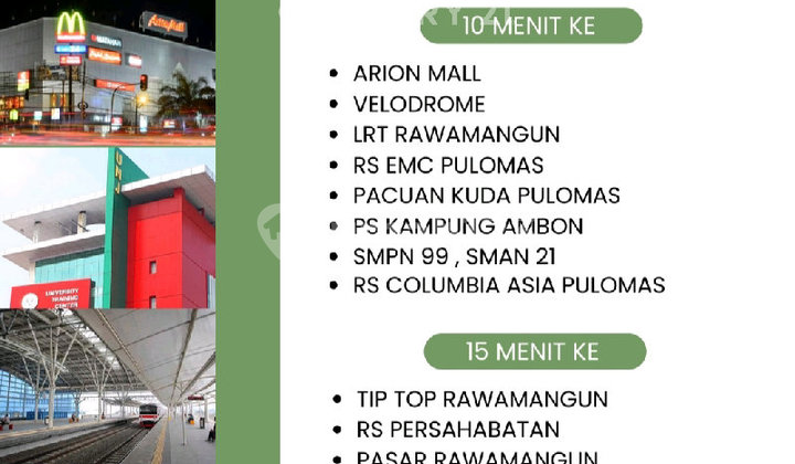 Rumah Strategis Dipusat Kota Jakarta Timur 2