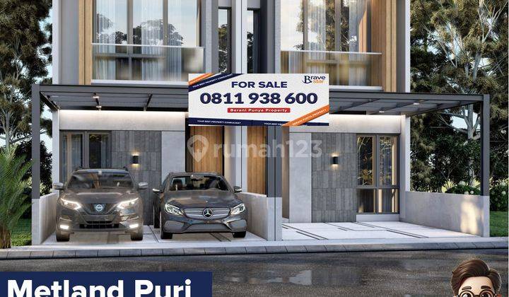 Dijual Rumah Indent 2 lantai di Metland Puri 1