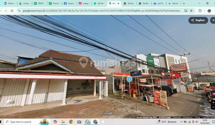 Tanah Strategis + Bangunan di Ciledug, Luas 422 m², Harga Nego! 1