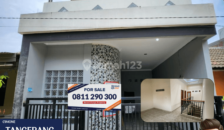 Dijual Murahh Rumah 2 Lantai LB 100m , 3 KT , di Cimone Tangerang 1