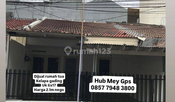 Dijual Rumah Tua Di Kelapa Gading
 1