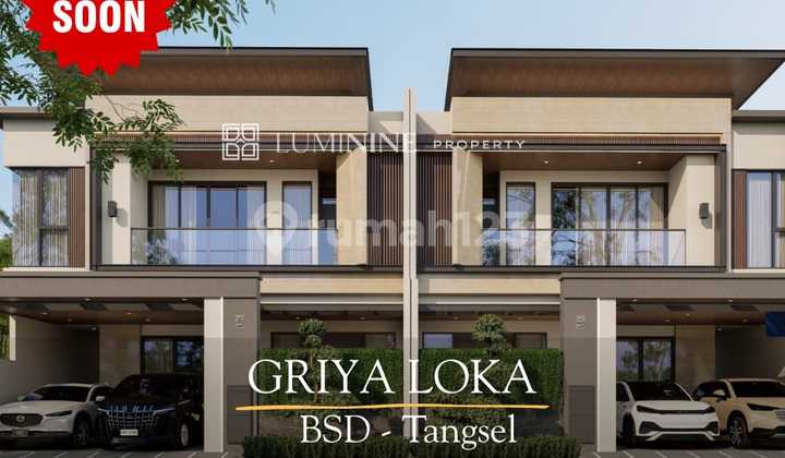 2 Brand New Houses Under Construction with Attractive Designs in the Best Location at Griya Loka