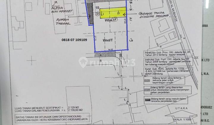 Tanah 2.000m di Jl. Joglo Raya Cocok Untuk Segala Macam Bisnis 1