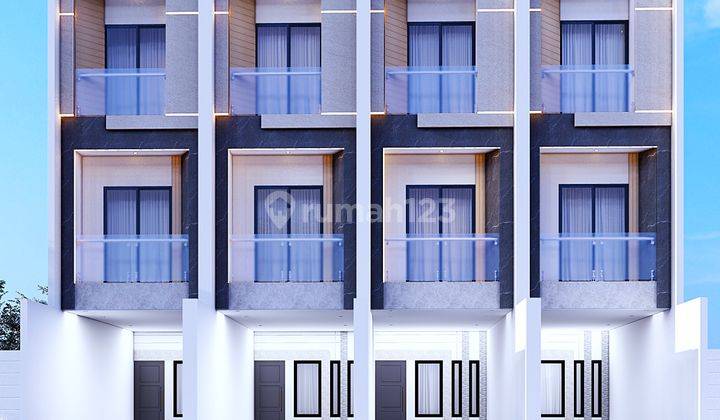 Rumah 3 Lantai Baru di Tanjung Duren Jakarta Barat 1