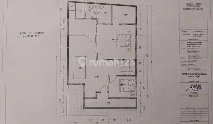 Dijual Rumah 2 Lantai Di Perum Griya Pesona Padalarang 2