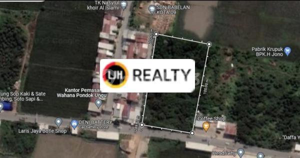 LOT AREA 50X100 m2 BABELAN BEKASI WEST JAVA