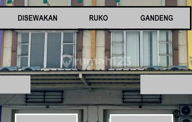 Disewakan Ruko Gandeng 2 Ruko di Grand Wisata Bekasi