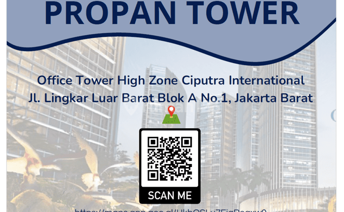 Sewa Office Space di Propan Tower High Zone Ciputra International 1