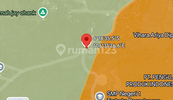 DISEWAKAN TANAH LUAS 1000 M2 DI RANCA IYUH PANONGAN TANGERANG