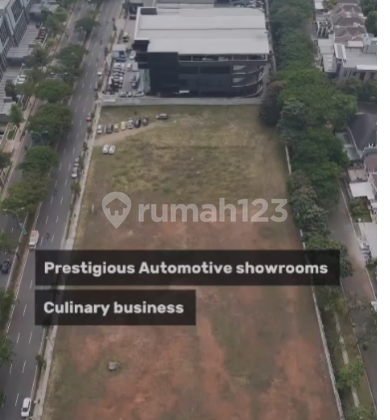 Jual Kavling Komersial BSD, Strategis, Luas 3940 M2 di BSD City Tangerang