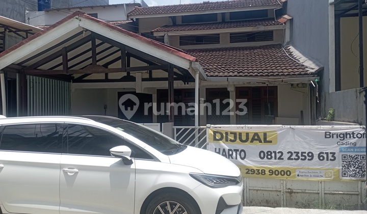 Rumah Tua Hitung Tanah Kelapa Gading Dekat Taman Murah Tidak Banjir 2