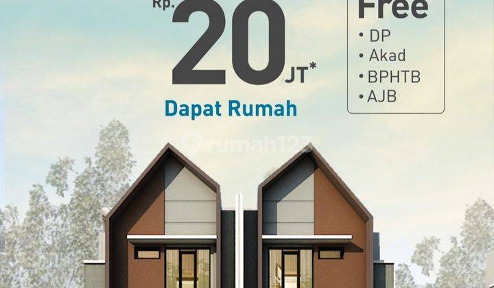 Rumah 2 lantai river valley serpong natura city free all biaya 1