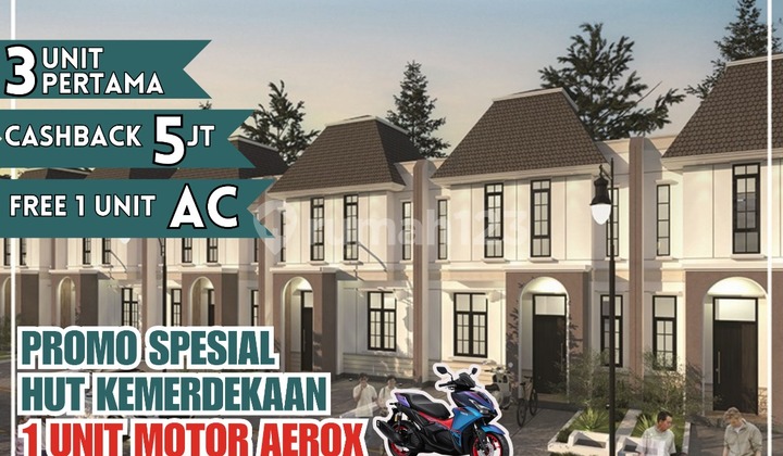 Rumah 2 Lantai Sudirman Townhouse Free Motor Aerox Tanpa.dp