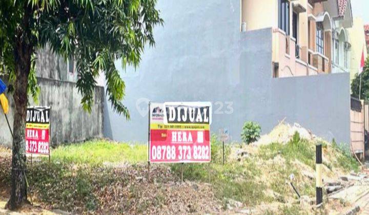 Dijual Tanah  hook Di Taman Villa Meruya Hadap Barat Selatan  1