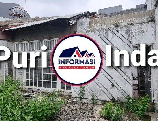 Tanah di Puri Indah blok F, lt.140, ex rumah tua 1