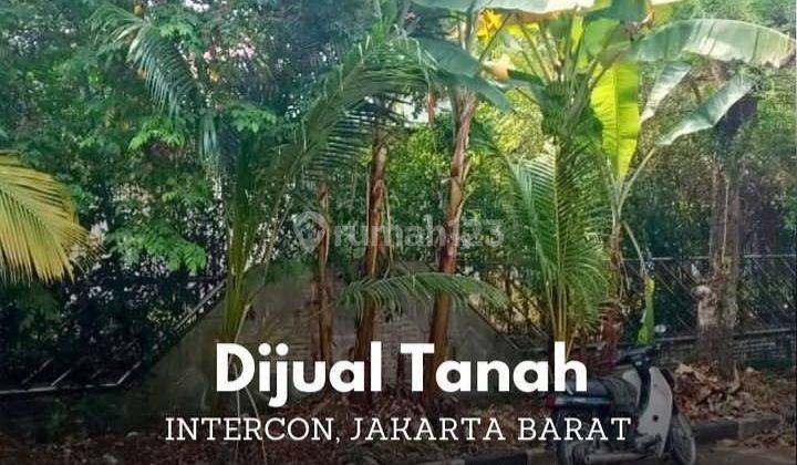 Tanah/Kavling Intercon blok E, lt.800m2, Hgb, blok depan 1