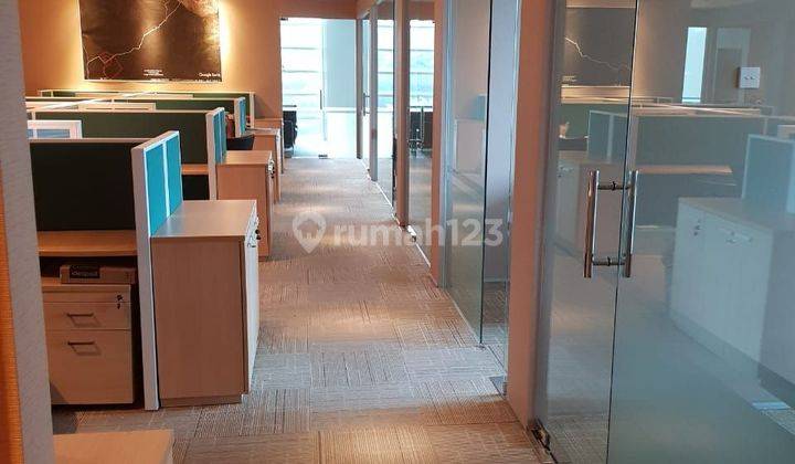 Office space di gedung Multivision Tower Kuningan.  Luas 390m2 (gross). 1