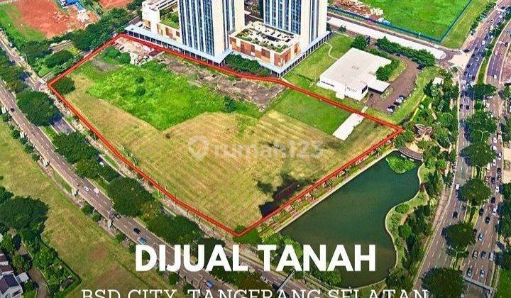 Tanah komersial di BSD,lt. 20.700m2, strategis, cocok utk apartemen, Rumah sakit, Mall, dll 1