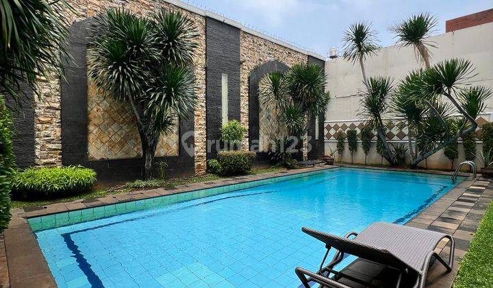 Rumah Mewah di Duren Tiga, Lt 500m², Kolam Renang, 14,5M Nego 1