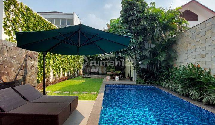 Rumah Luxury Tropical Design Dalam Town House Duren Tiga 1