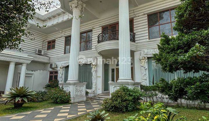 Rumah Mewah Bergaya Renaissance di Pondok Indah Bangunan Dan Tanah Luas, Siap Huni  2