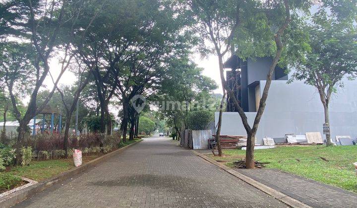 Dijual Barang Langka Kav Badan 10X25 M De Park Bsd Hadap Taman Panjang  2