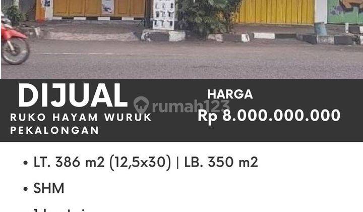 Ruko di Jalan Hayam Wuruk , Pekalongan 1