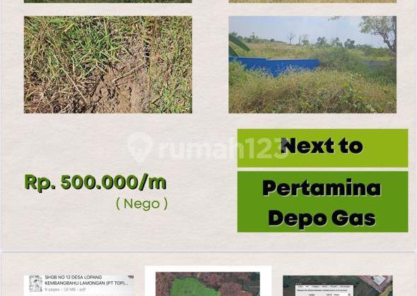 Jual Tanah Industri Raya Mantup Lamongan