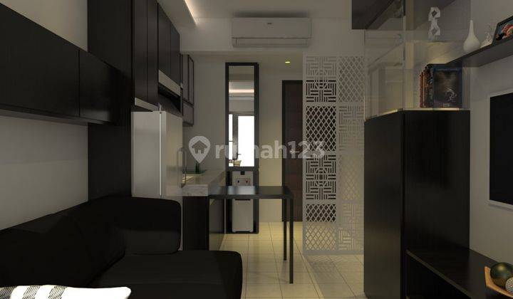 Sewa Tahunan 2 Bedroom Apartment Di Lantai 12 Menghadap City View Pancoran Apartemen 2 Kamar Tidur Furnished Terenovasi. Bebas Ganjil Genap Dan Sangat Dekat Dengan Stasiun Lrt 2